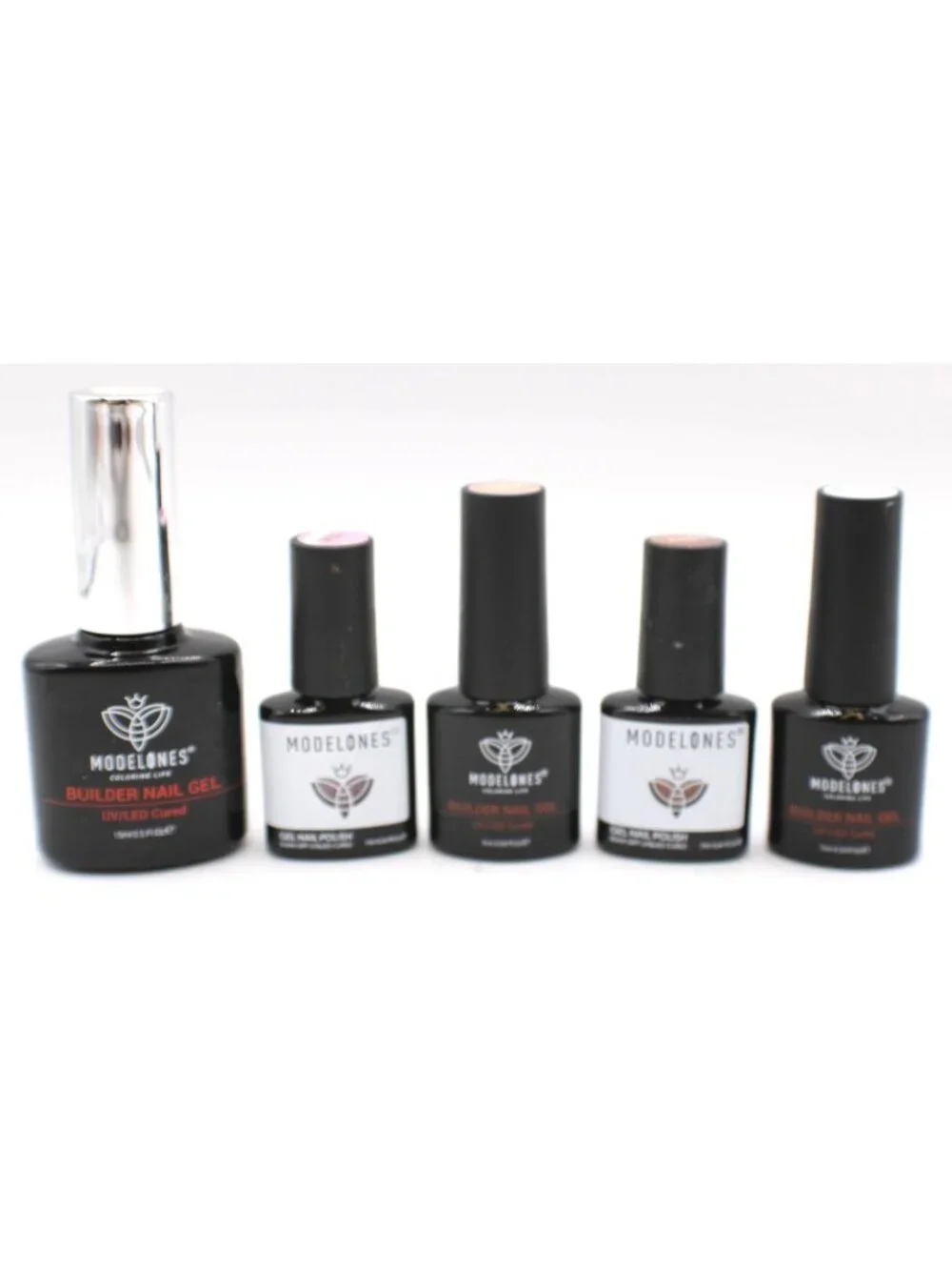 Modelones Nail Gel & Gel Nail Polish Set UV/LED Cured 15ml & 7ml Assorted Colors